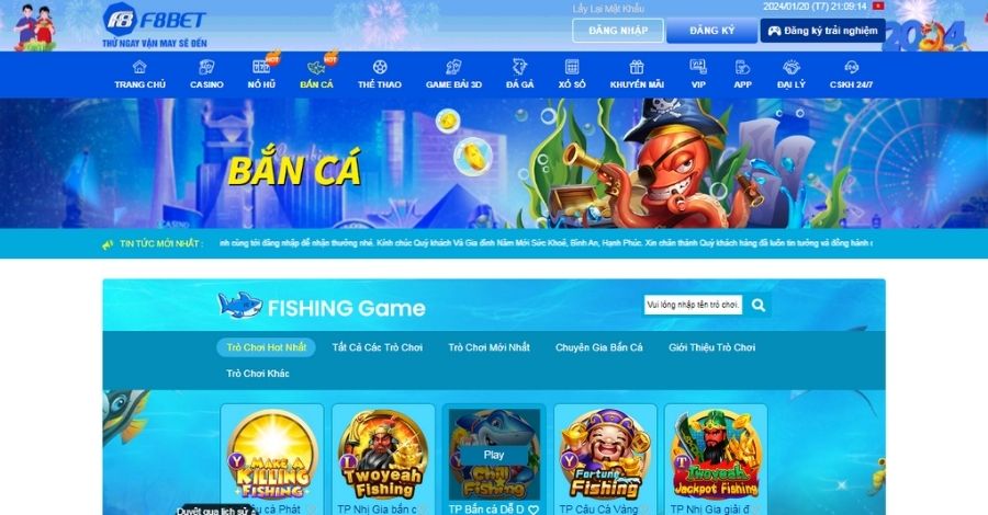 Bắn Cá Đổi Thưởng Tiền Mặt Dễ Chơi Dễ Thắng Tại F8BET