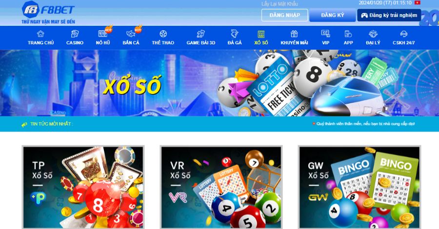 Xổ Số Tại F8BET - Cơ Hội Giúp Người Chơi Kiếm Tiền Online